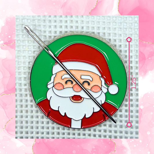 Cheeky Santa Needle Minder Lucky Lotus Needlepoint