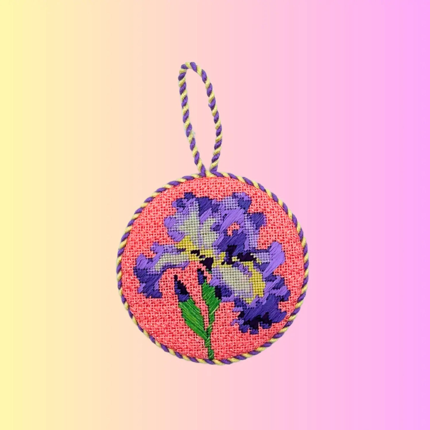 Flowers of America | Iris (Tennessee) Lucky Lotus Needlepoint