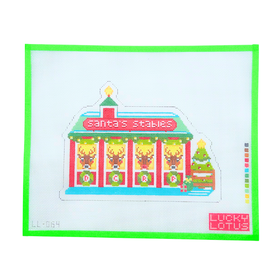 Santa's Stables Christmas Village