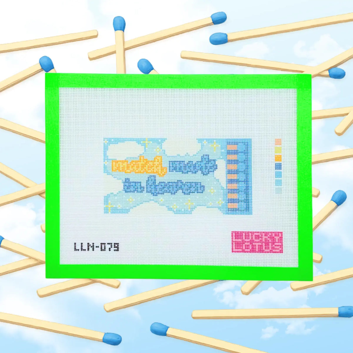 Match Made in Heaven Matchbook Lucky Lotus Needlepoint