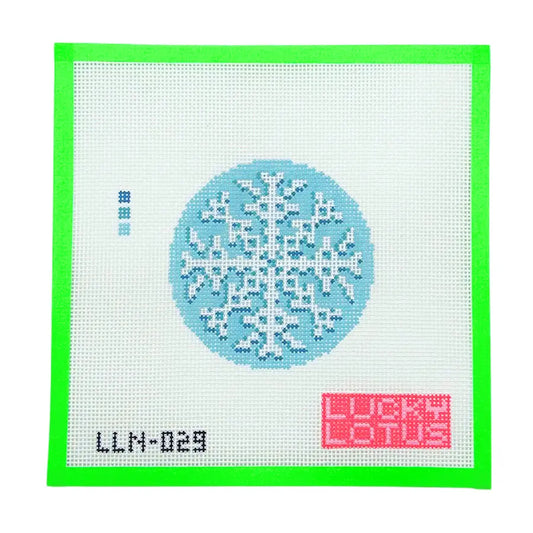 Snowflake Lucky Lotus Needlepoint