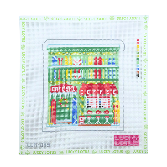 Ski Coffee Shop Christmas Village