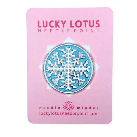 Snowflake Needle Minder Lucky Lotus Needlepoint
