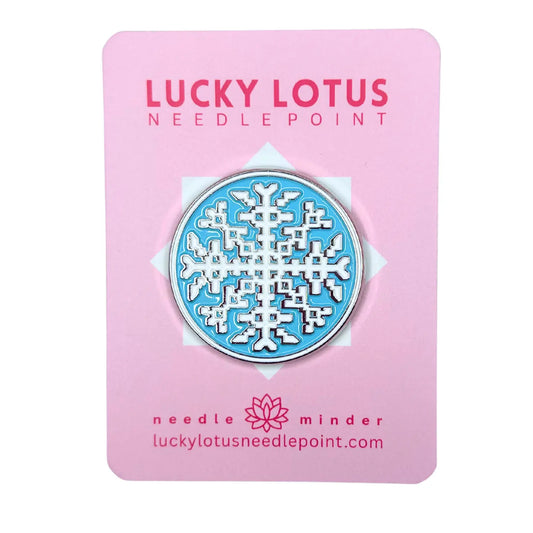 Snowflake Needle Minder Lucky Lotus Needlepoint
