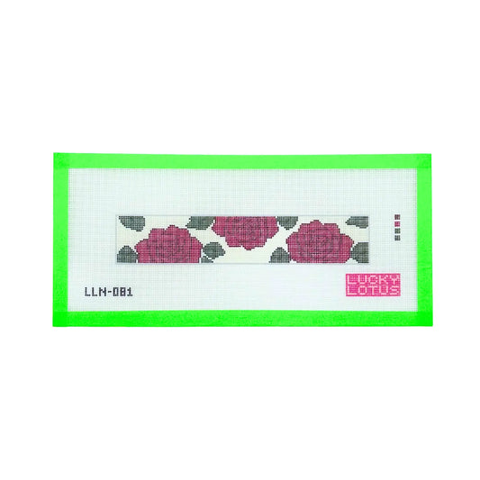 Rose Keyfob - LUCKY LOTUS EXCLUSIVE & LIMITED RELEASE Lucky Lotus Needlepoint