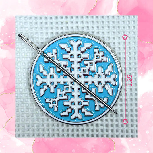Snowflake Needle Minder Lucky Lotus Needlepoint