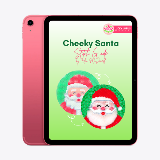 Cheeky Santa Stitch Guide by Ellen McDonald - Digital Download