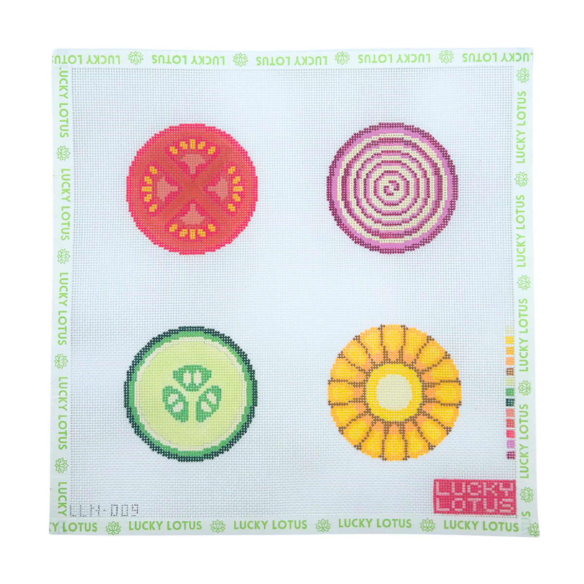 Assorted Veggies Coaster Set