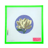 Flowers of America | Magnolia (Louisiana & Mississippi) Lucky Lotus Needlepoint