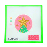 Christmas Tree Starlight Lucky Lotus Needlepoint