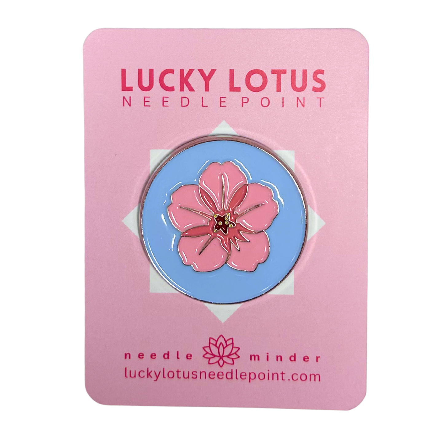 Cherry Blossom (DC) Needle Minder Lucky Lotus Needlepoint