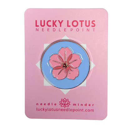 Cherry Blossom (DC) Needle Minder Lucky Lotus Needlepoint