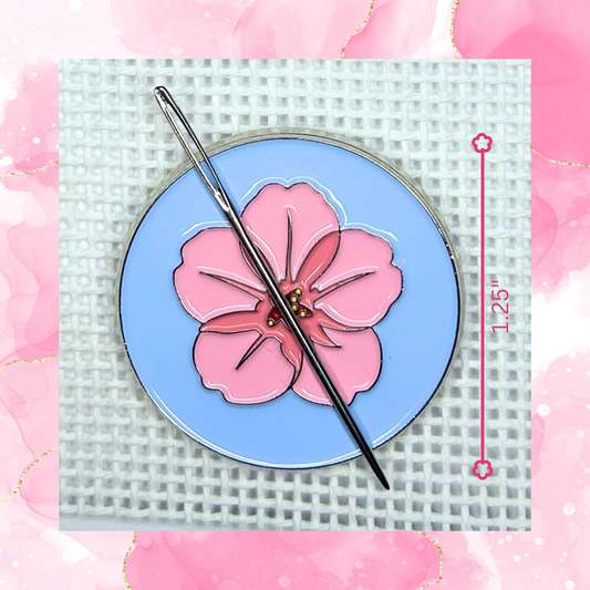 Cherry Blossom (DC) Needle Minder Lucky Lotus Needlepoint