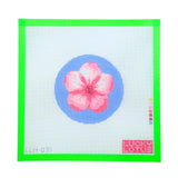 Flowers of America | Cherry Blossom (Washington D.C.) Lucky Lotus Needlepoint