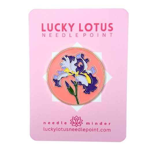 Iris (Tennessee) Needle Minder Lucky Lotus Needlepoint