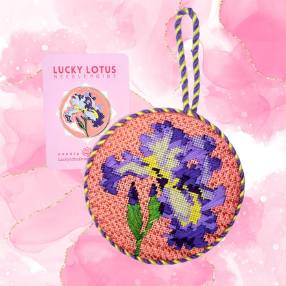 Iris (Tennessee) Needle Minder Lucky Lotus Needlepoint