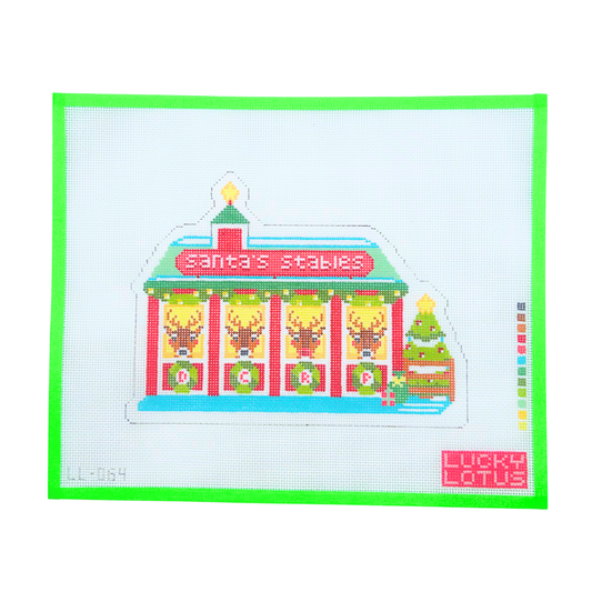 Santa's Stables Christmas Village