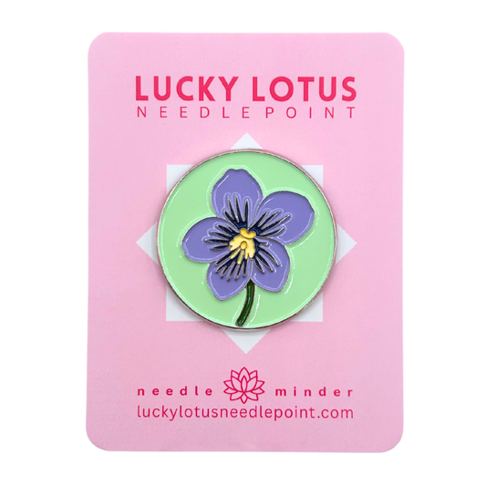 Violet (Illinois, New Jersey, Rhode Island, & Wisconsin) Needle Minder