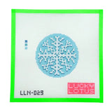 Snowflake Lucky Lotus Needlepoint