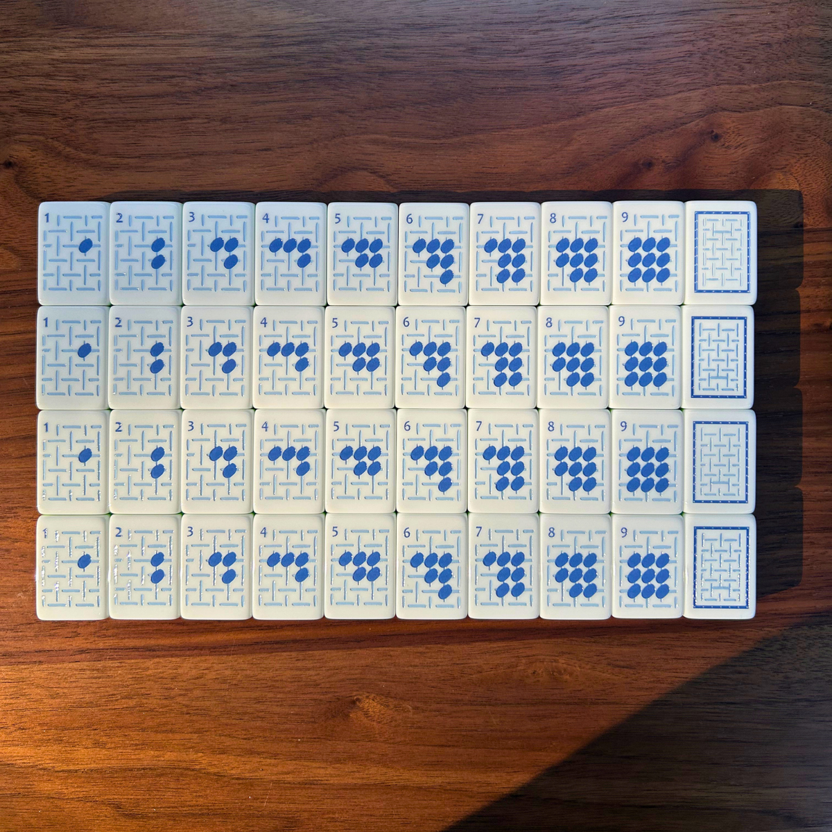 PRE-ORDER DEPOSIT: Needlepoint-Themed Mahjong Tile Set