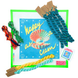 Happy as a Clam Lucky Lotus Needlepoint