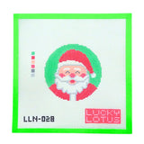 Cheeky Santa Lucky Lotus Needlepoint