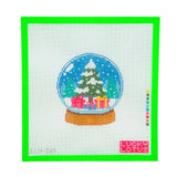 Snow Globe 2025 Lucky Lotus Needlepoint