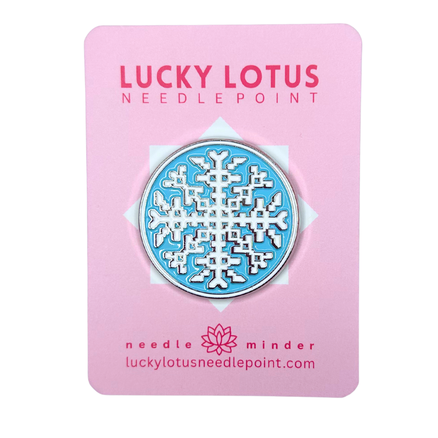 Snowflake Needle Minder Lucky Lotus Needlepoint