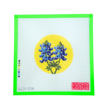 Flowers of America | Bluebonnet (Texas) Lucky Lotus Needlepoint