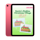 Santa's Stables Christmas Village Needlepoint Stitch Guide by Elizabeth Brown - Digital Download