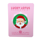 Cheeky Santa Needle Minder Lucky Lotus Needlepoint