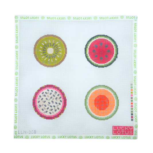 Assorted Fruits Coaster Set