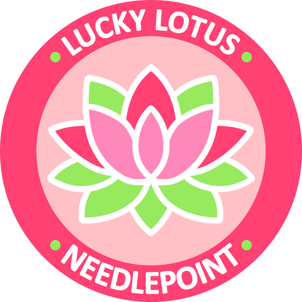 Lucky Lotus Needlepoint